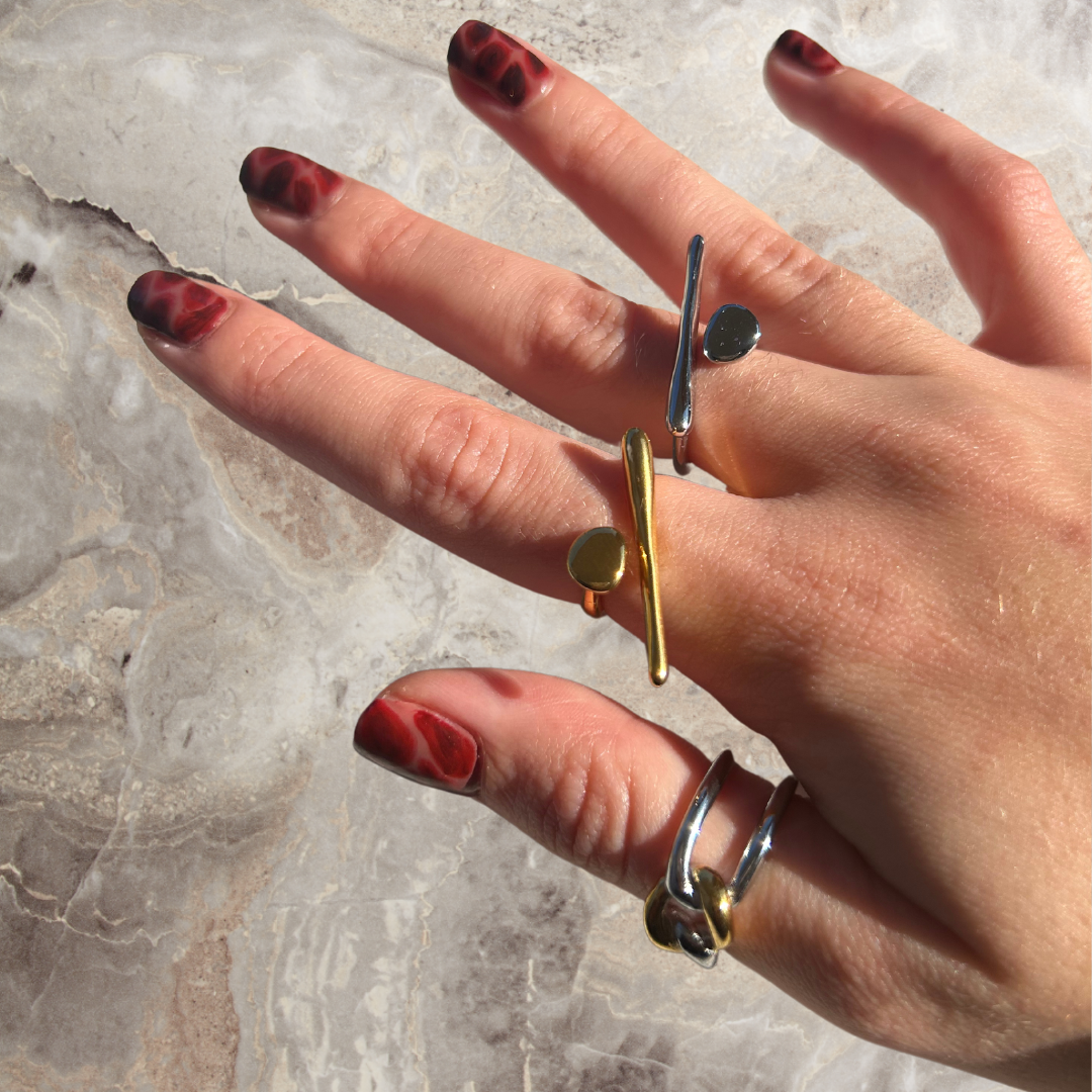 Ring RITA OR - plaqué or 18K